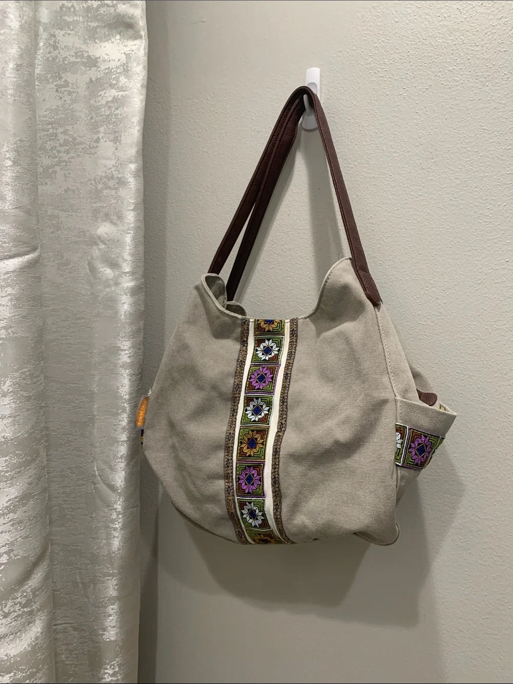 Worldlyda Women Canvas Hobo Bag